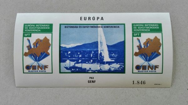 1974 Európai biztonsági és együttműködési konferencia Genf vágott blokk
