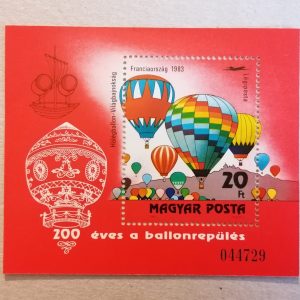 1983 . 200 éves a ballonrepülés blokk