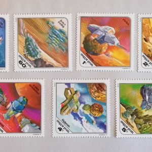 1978 . Fantasztikum az űrkutatásban bélyesgsor